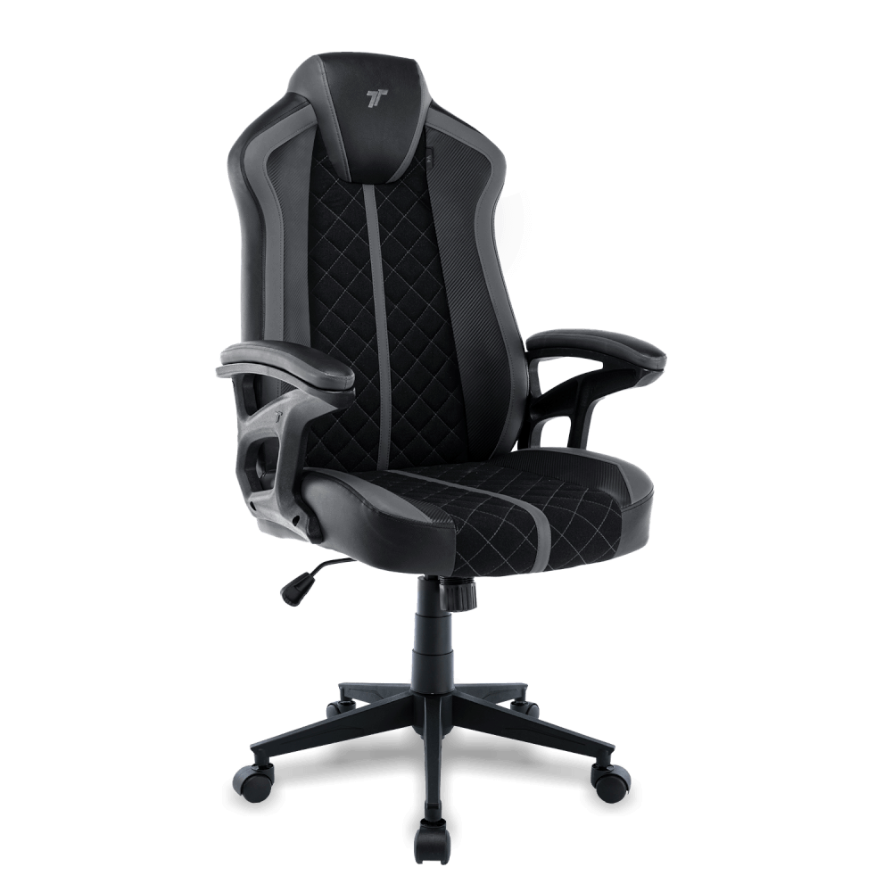 เก้าอี้เกมมิ่ง TTRacingDuo V4 หนัง PU สีเทา